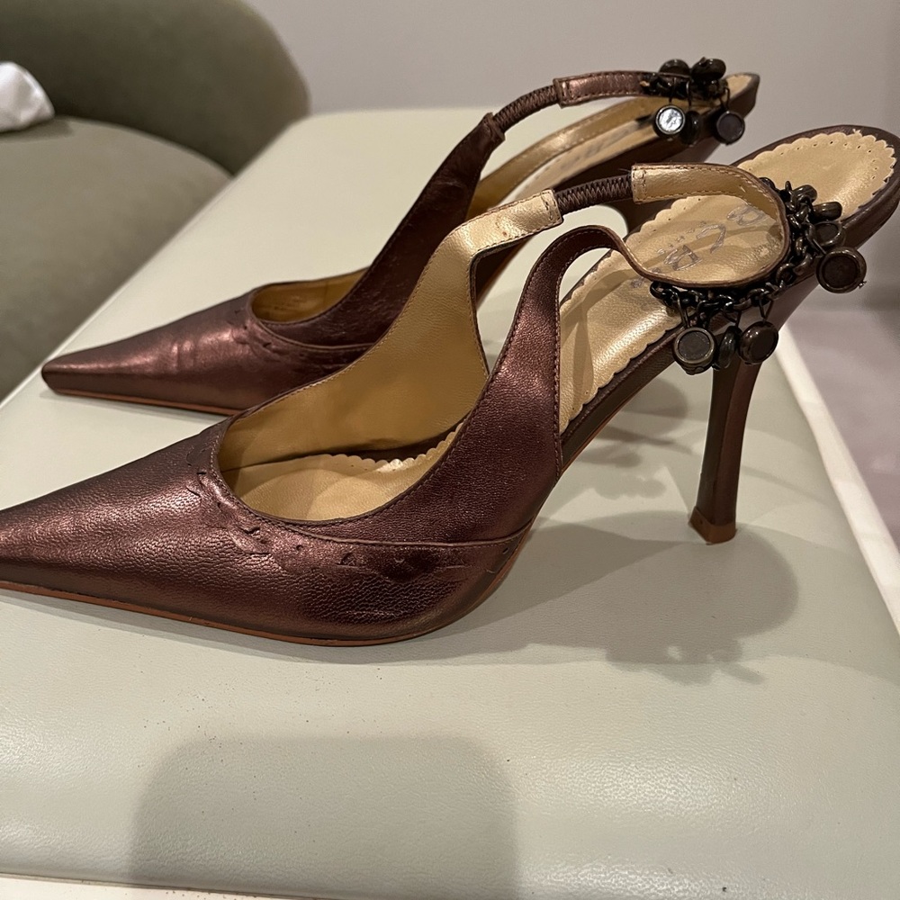 BCbG Bronze Heel Size 8.5